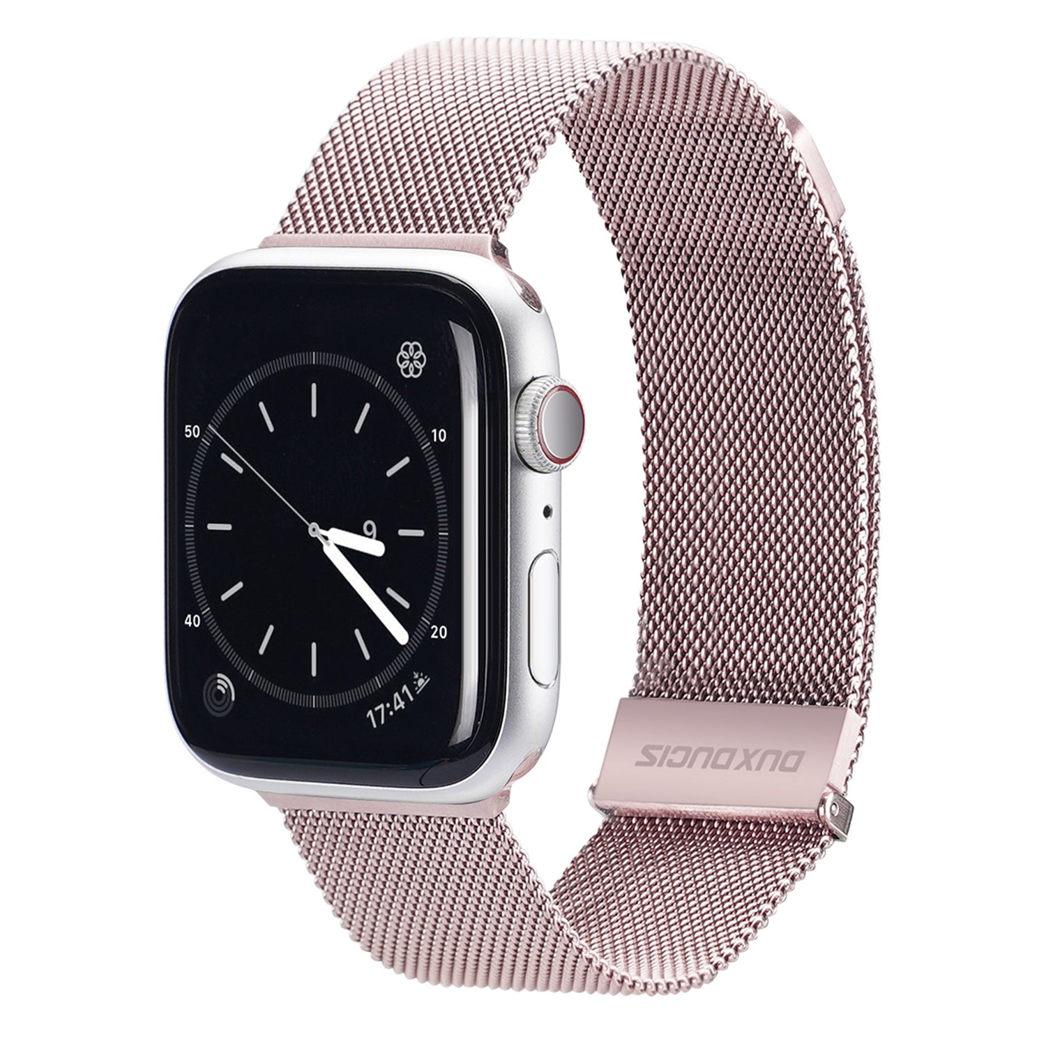 DUX DUCIS For Apple Watch Series 9 8 7 41mm/6 5 4 SE (2023) SE (2022) SE 40mm/Series 3 2 1 38mm Watch Band - Pink DUX DUCIS For Apple Watch Series 9 8 7 41mm/6 5 4 SE (2023) SE (2022) SE 40mm/Series 3 2 1 38mm Watch Band - Pink